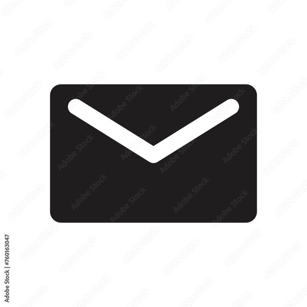 icon mail, message, inbox envelope flat style icon isolated on white background icon mail, message, inbox envelope flat style icon isolated on white background