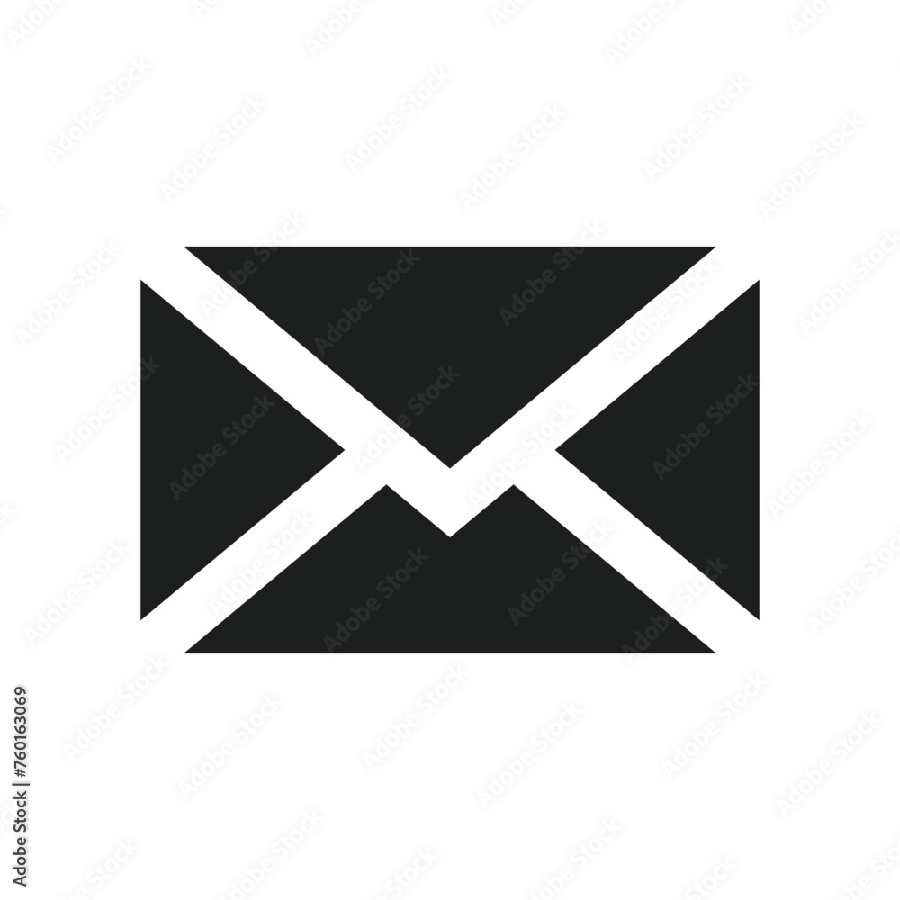icon mail, message, inbox envelope flat style icon isolated on white background icon mail, message, inbox envelope flat style icon isolated on white background