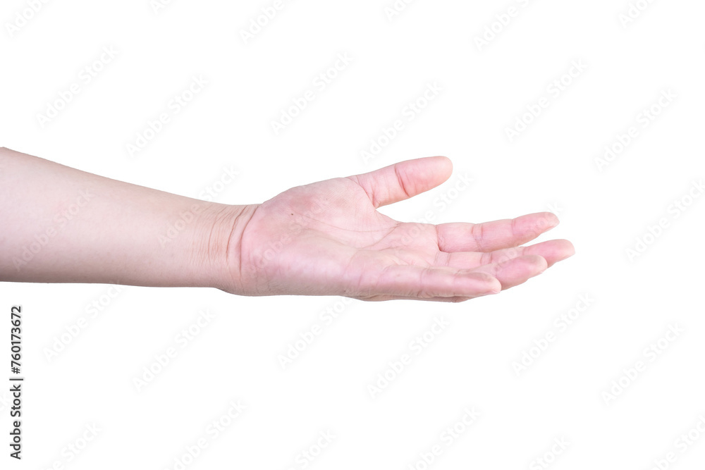hand on isolated background clipping path hand on isolated background clipping path
