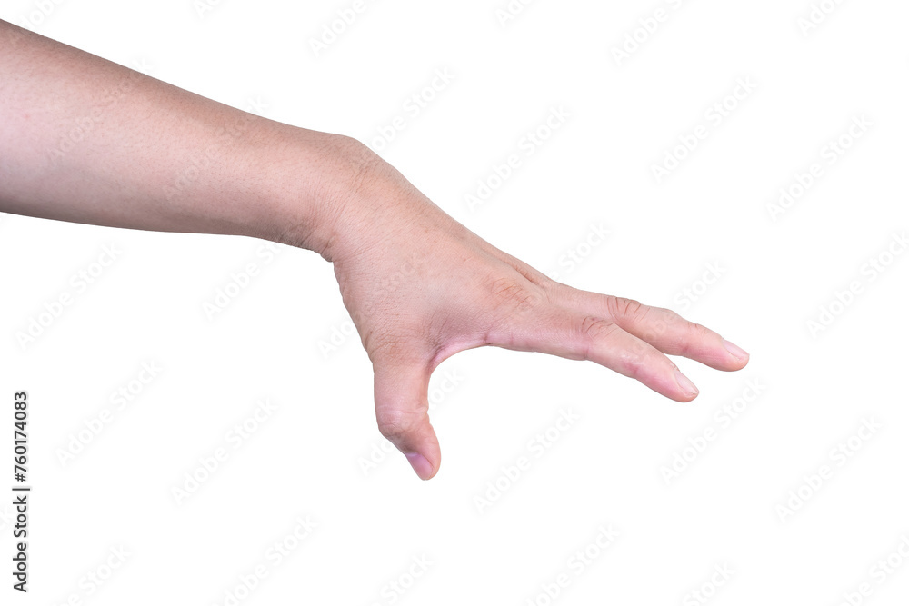 hand on isolated background clipping path hand on isolated background clipping path