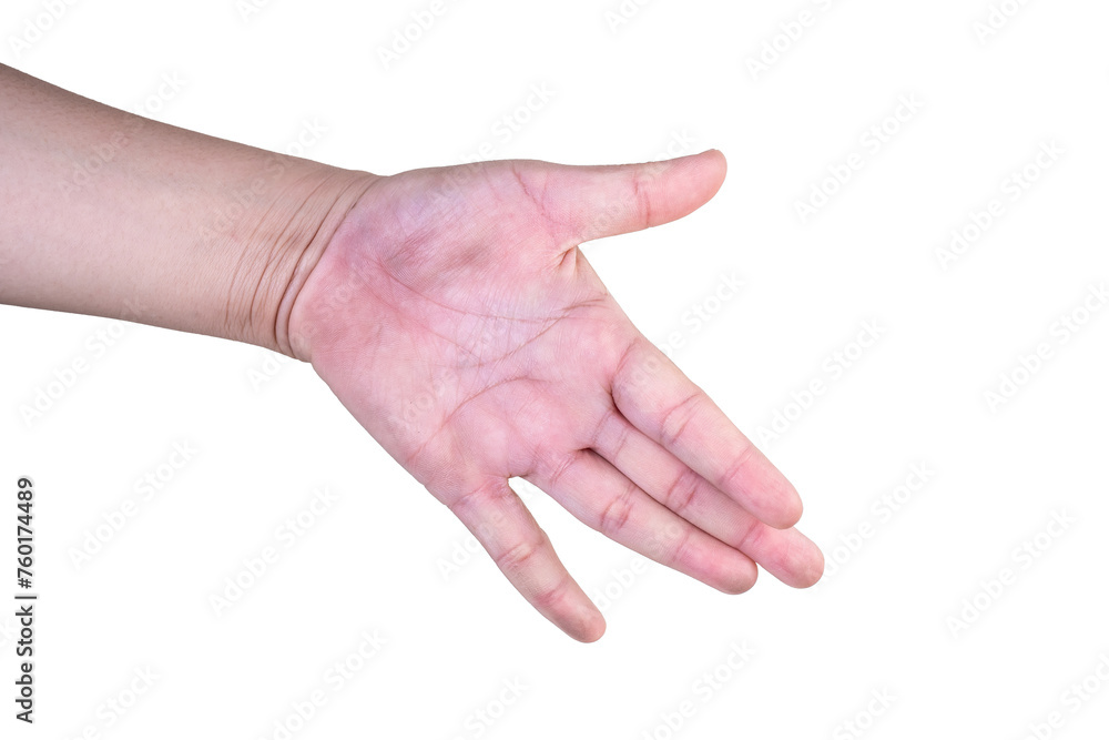 hand on isolated background clipping path hand on isolated background clipping path