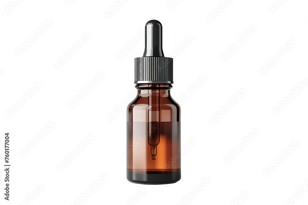 Eye Drop Bottle Isolated on a Transparent Background.