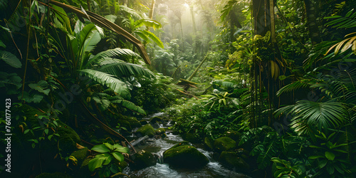 Tropical Floresta com Riacho