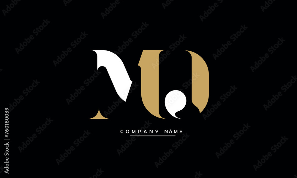 MJ, JM, M, J Abstract Letters Logo Monogram MJ, JM, M, J Abstract Letters Logo Monogram