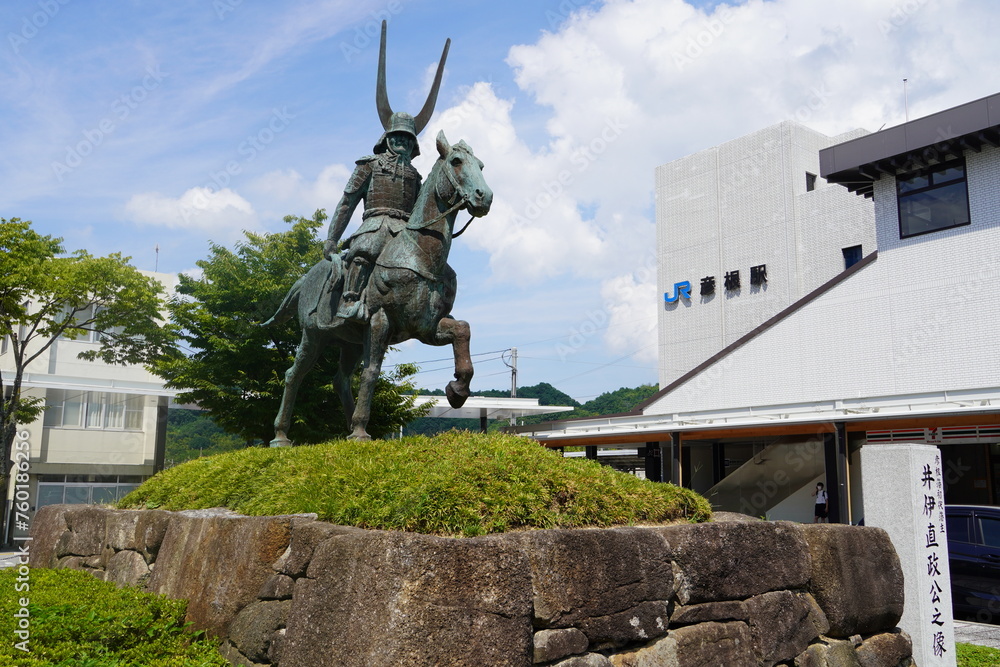 Naklejka premium 彦根駅