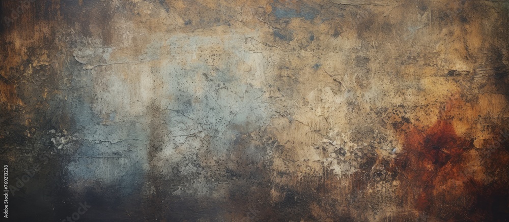 Intricate Paint Splatter Texture in Shades of Brown and Black for Abstract Background Art