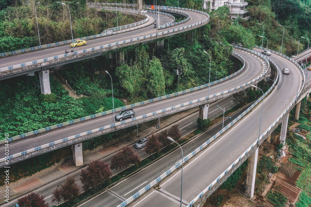 Urban Transportation Network with Elevated Highways Urban Transportation Network with Elevated Highways