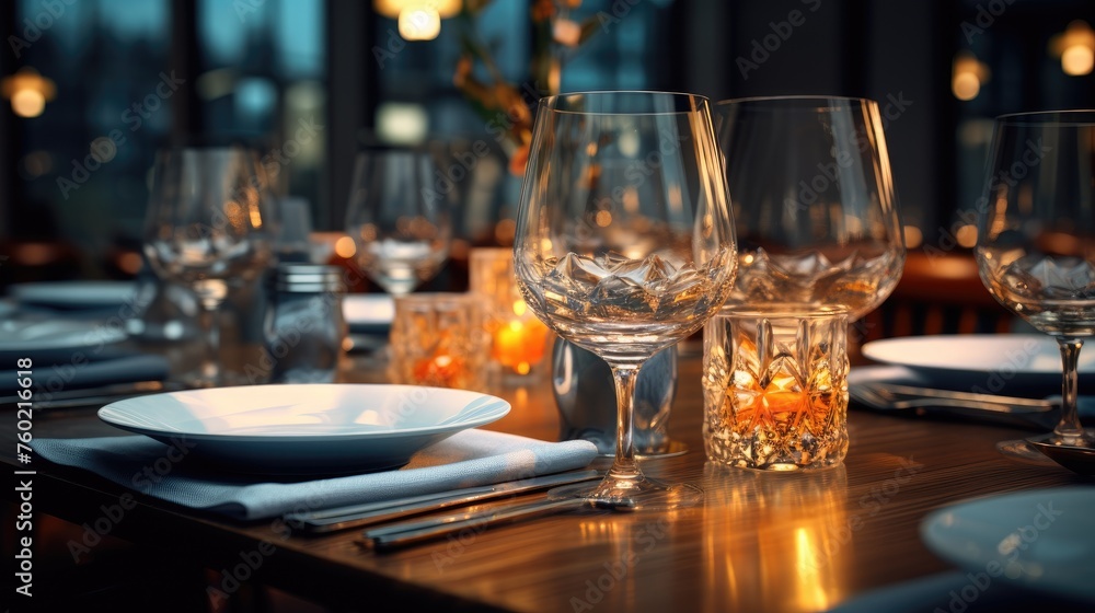 Elegant Table Setting with Assorted Candles for a Cozy and Romantic Ambiance Elegant Table Setting with Assorted Candles for a Cozy and Romantic Ambiance