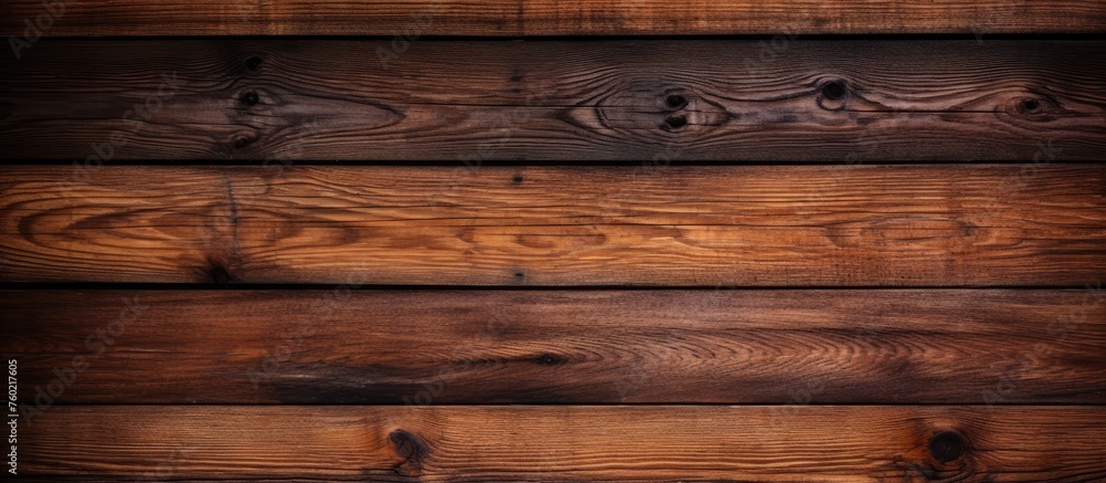 Naklejka premium Rustic Wooden Texture Background with Vintage Weathered Planks and Natural Grain Patterns