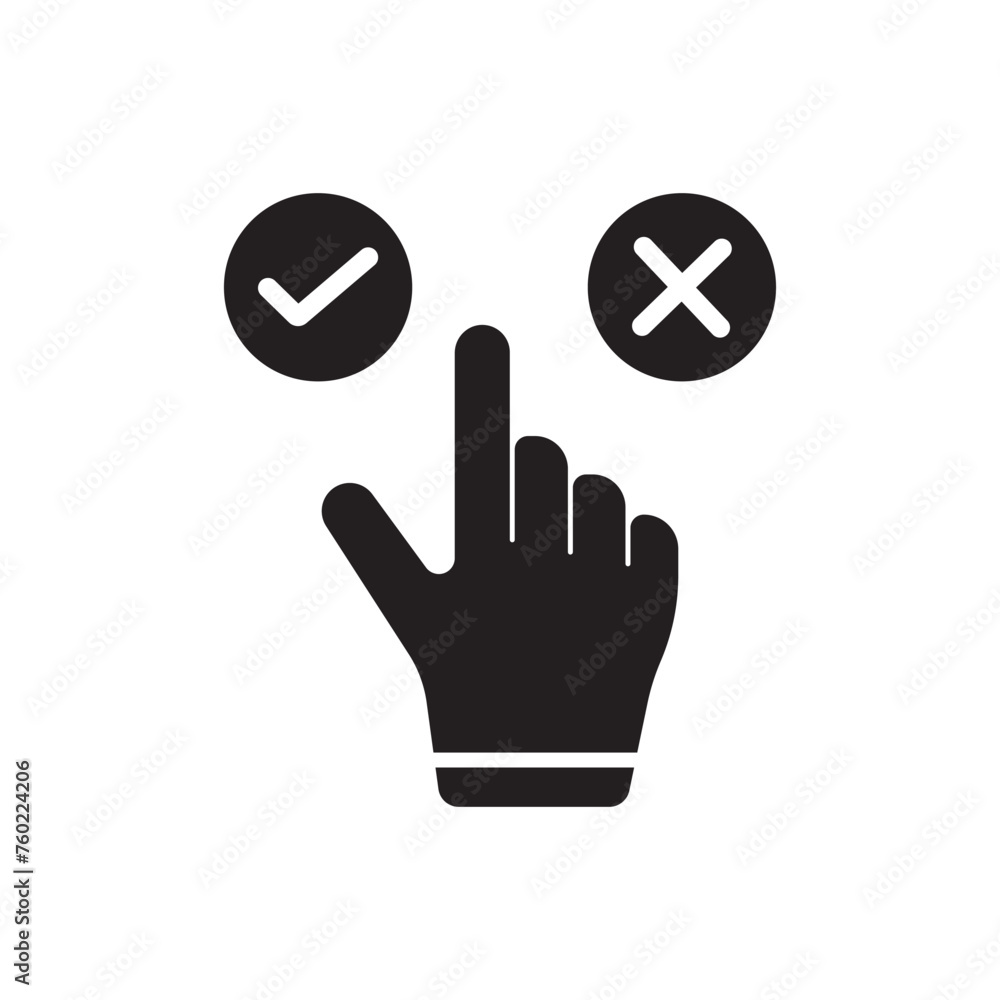 choice icon vector design 