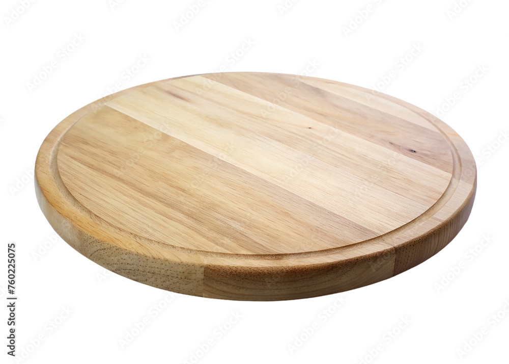 Empty round chopping board. isolated on transparent background. Empty round chopping board. isolated on transparent background.