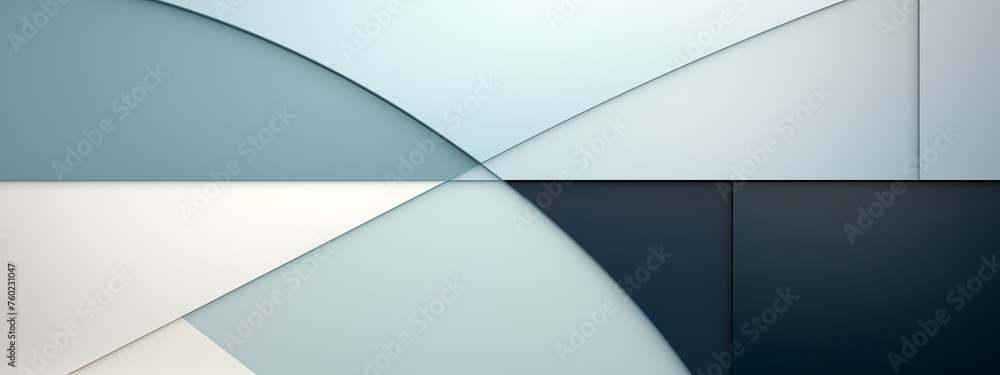 Large Geometric Abstract with Contrasting Curves Large Geometric Abstract with Contrasting Curves