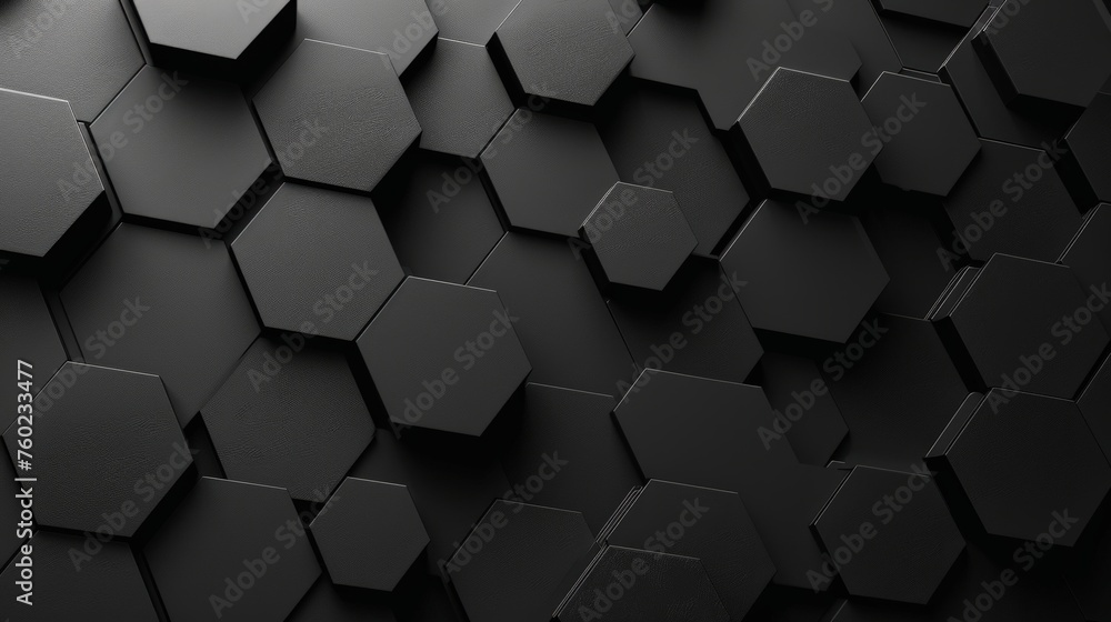 Abstract black texture background hexagon Abstract black texture background hexagon