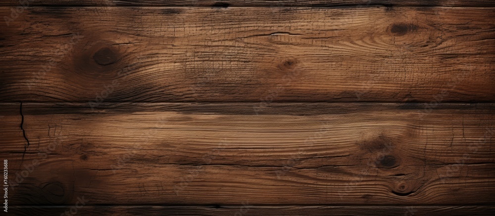 A close up of a brown hardwood plank flooring with a wood stain, showing a rectangular pattern on the beige plywood surface with a blurred background A close up of a brown hardwood plank flooring with a wood stain, showing a rectangular pattern on the beige plywood surface with a blurred background