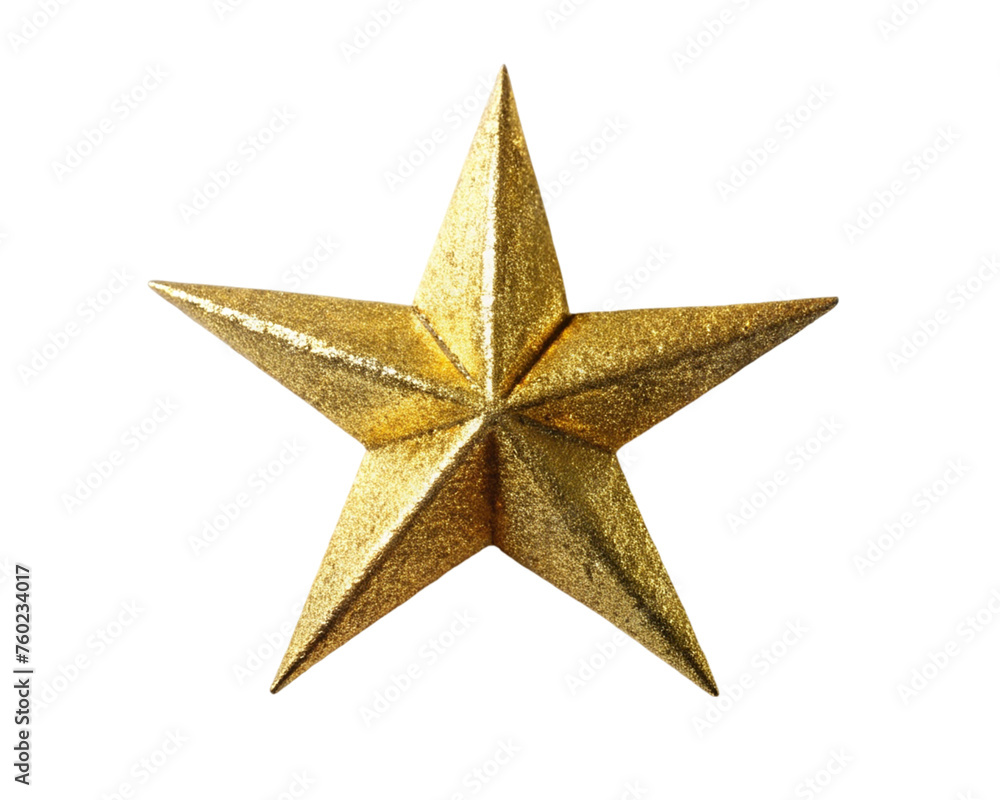 Gold Christmas star. isolated on transparent background. Gold Christmas star. isolated on transparent background.