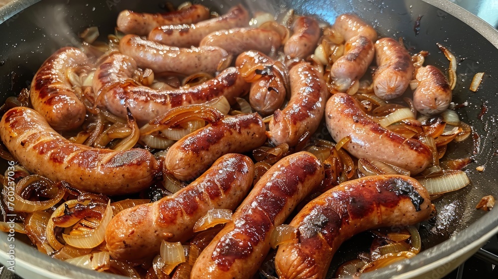 fried sausage delicious fried sausage delicious