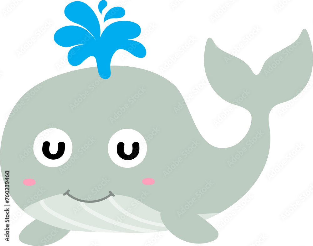 cute whale cartoon, sea animal cute whale cartoon, sea animal