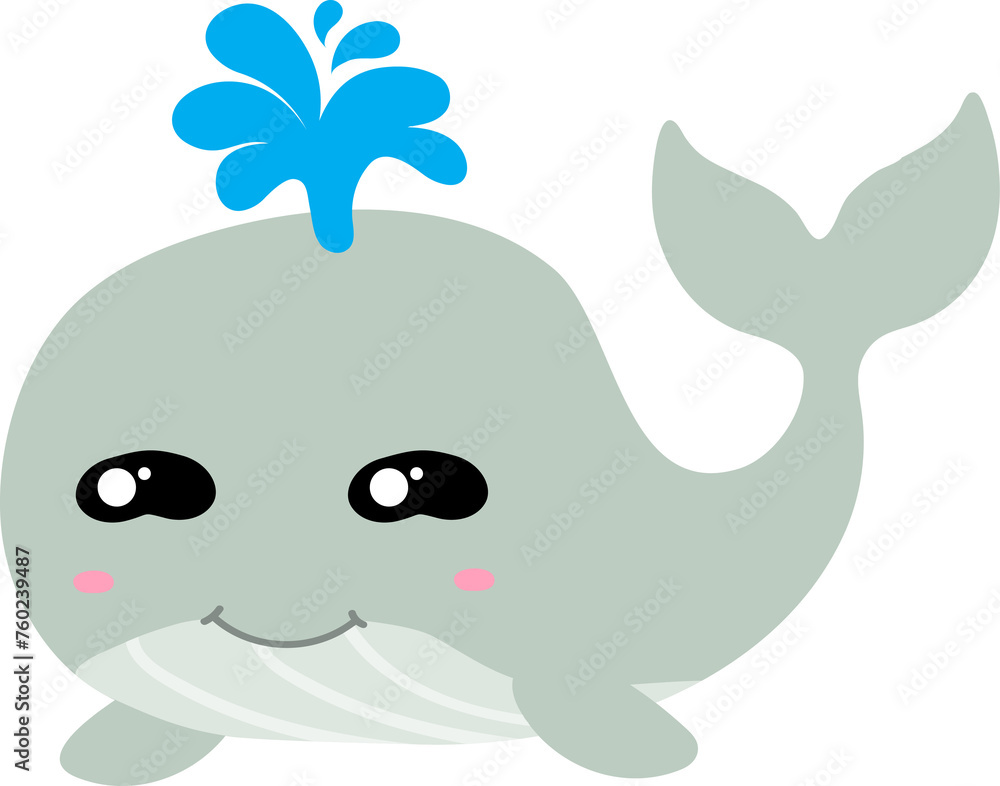 cute whale cartoon, sea animal cute whale cartoon, sea animal