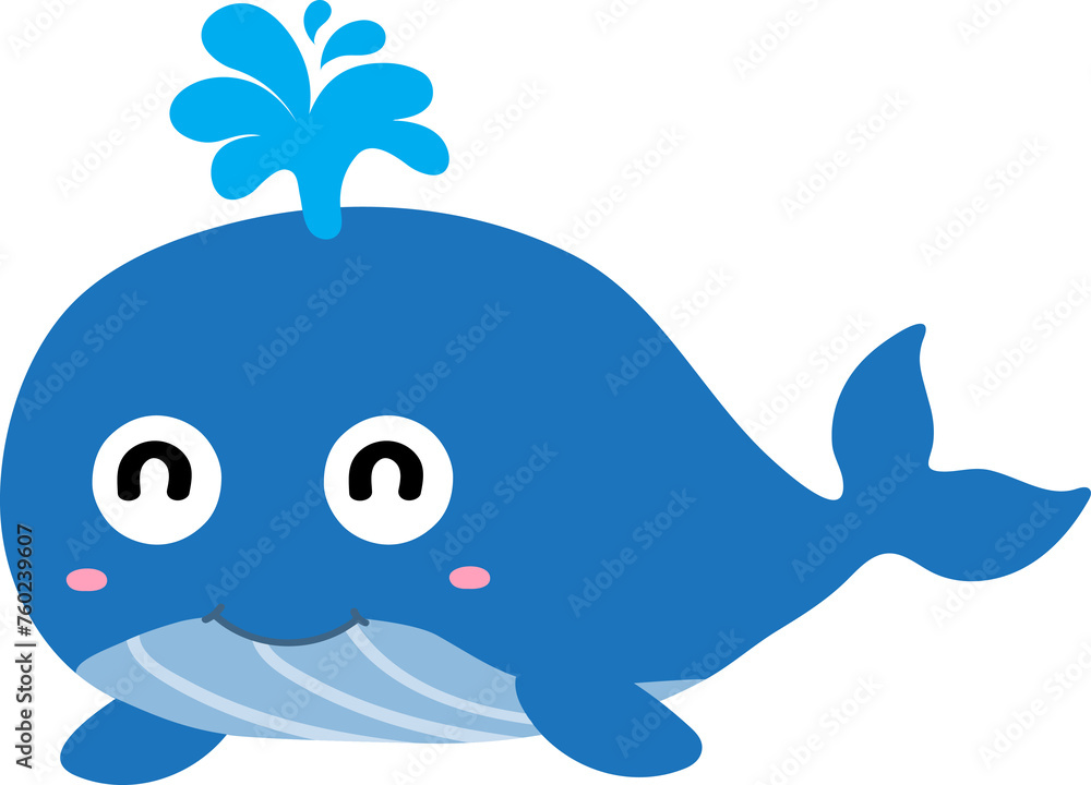 cute whale cartoon, sea animal cute whale cartoon, sea animal