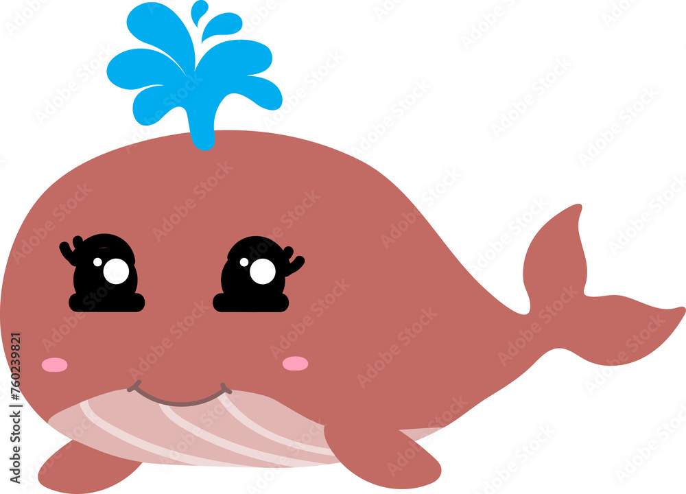 cute whale cartoon, sea animal cute whale cartoon, sea animal