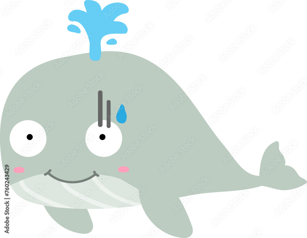 cute whale cartoon, sea animal cute whale cartoon, sea animal