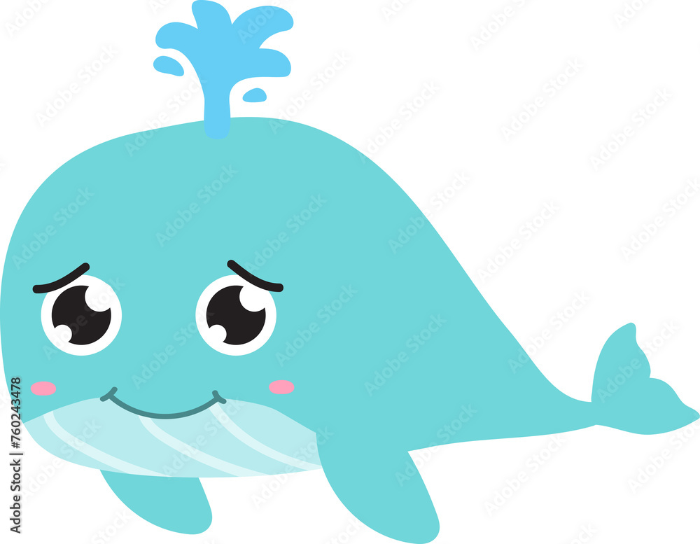cute whale cartoon, sea animal cute whale cartoon, sea animal