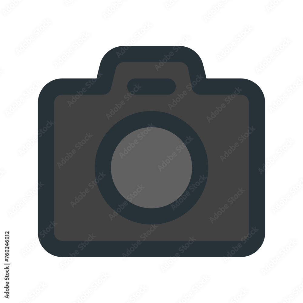 camera line color icon camera line color icon