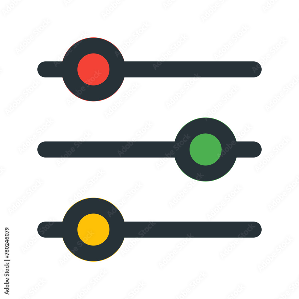 settings line color icon settings line color icon