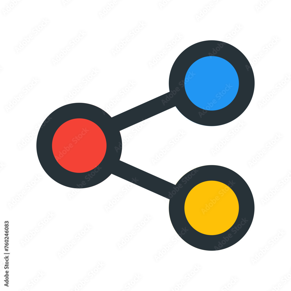 share line color icon share line color icon