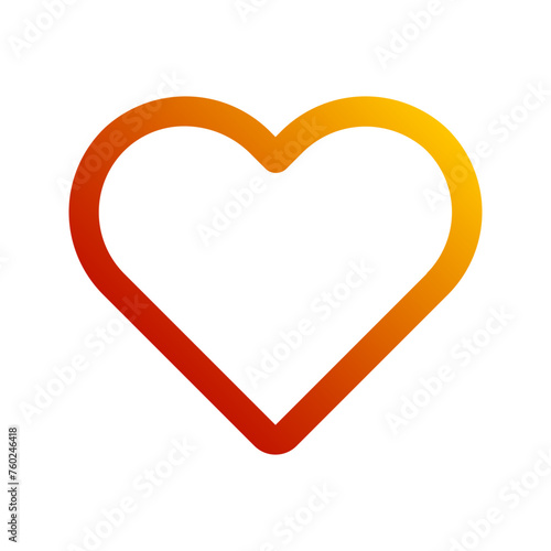 love gradient icon
