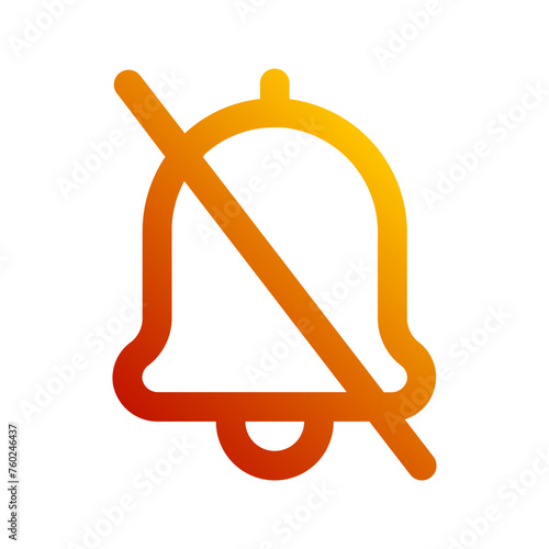 silent gradient icon