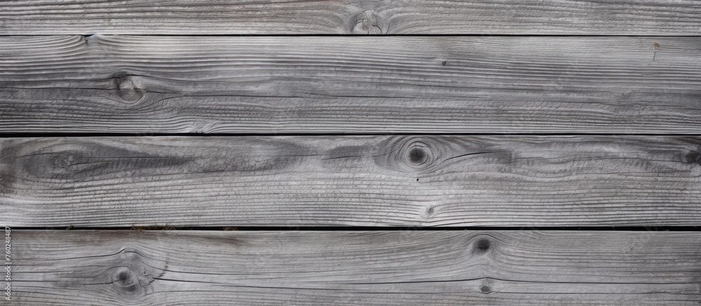 A grayscale image showcasing a rectangular hardwood plank flooring with a pattern of parallel lines. The wood surface is grey and textured, giving a rustic feel A grayscale image showcasing a rectangular hardwood plank flooring with a pattern of parallel lines. The wood surface is grey and textured, giving a rustic feel