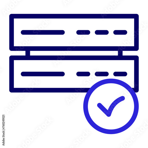 This is the Interface icon from the data storage and databases icon collection with an Outline Color style