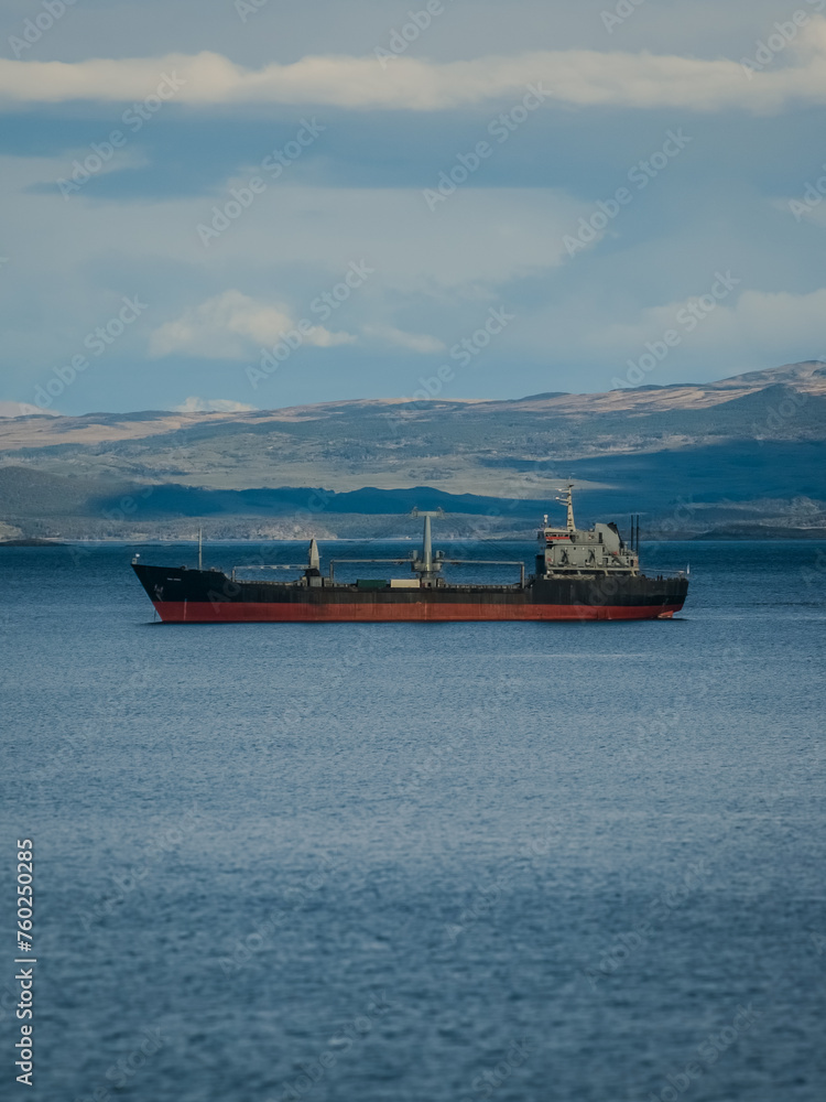 ship in the beagle channel