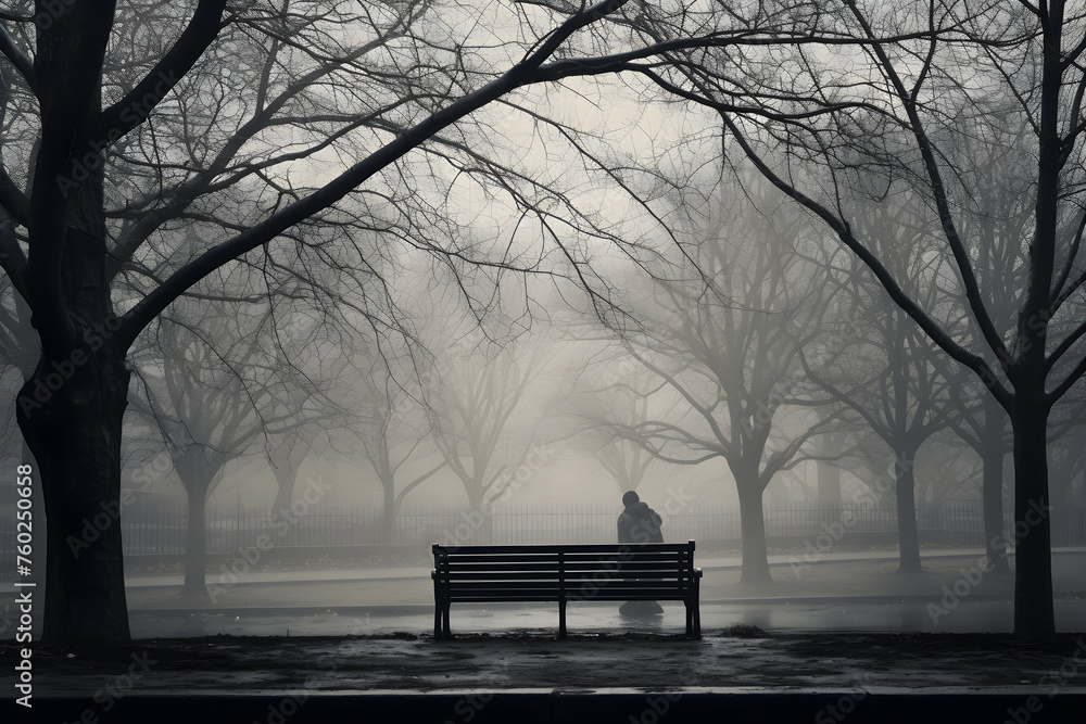 A Stark Portrayal of Depression: Solitude and Sadness in the Midst of Desolation