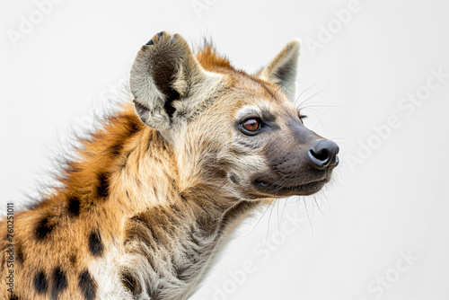 a hyena with a very long nose and a very short tail