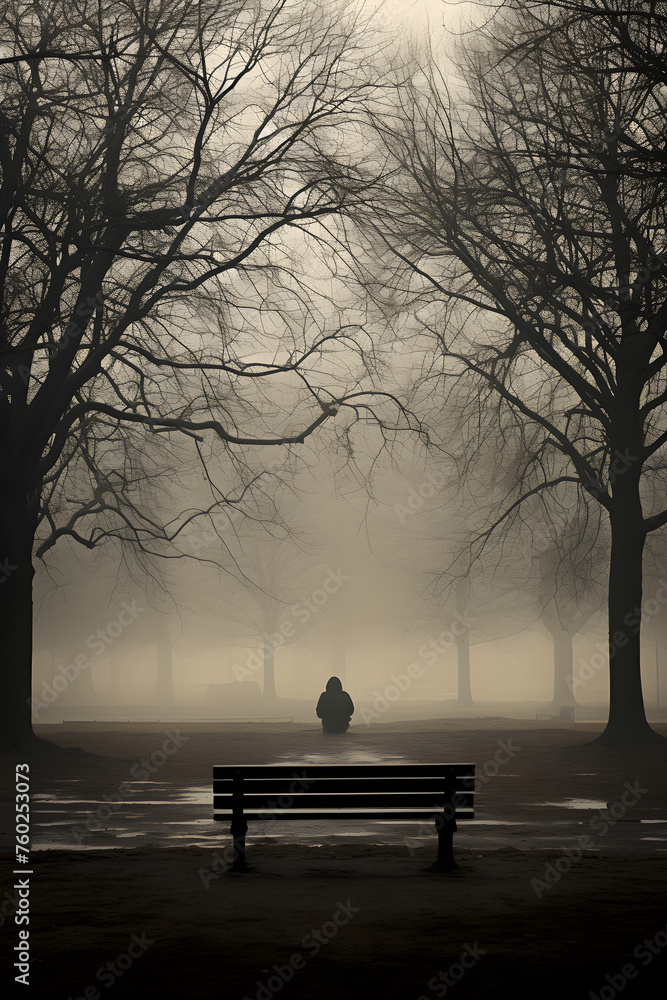 A Stark Portrayal of Depression: Solitude and Sadness in the Midst of Desolation