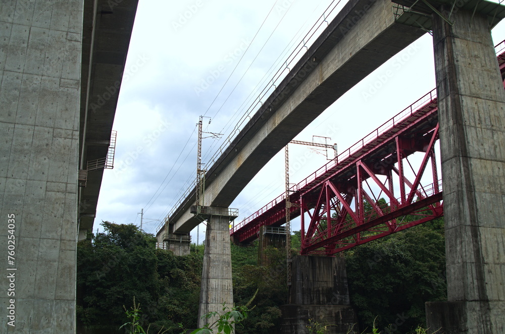 Fototapeta premium 那珂川橋梁