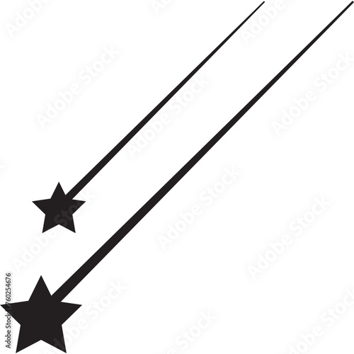 Shooting Star Silhouette 