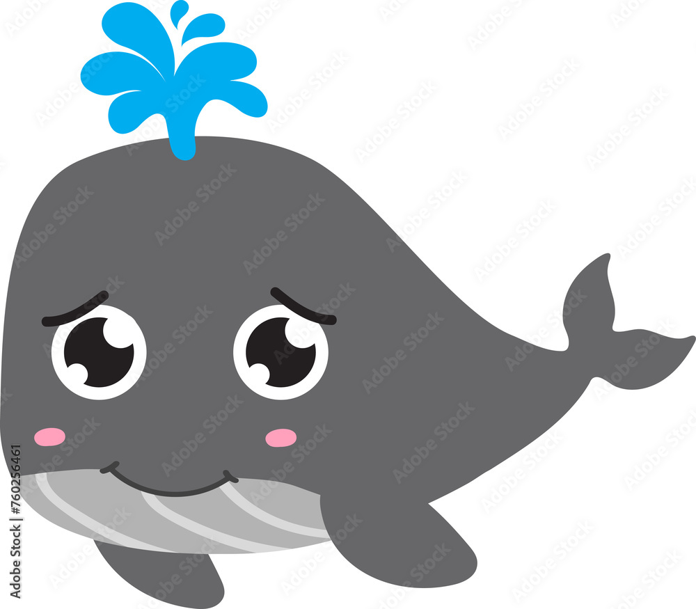 cute whale cartoon, sea animal cute whale cartoon, sea animal