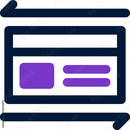 transfer payment icon. vector dual tone icon for your website, mobile, presentation, and logo design.