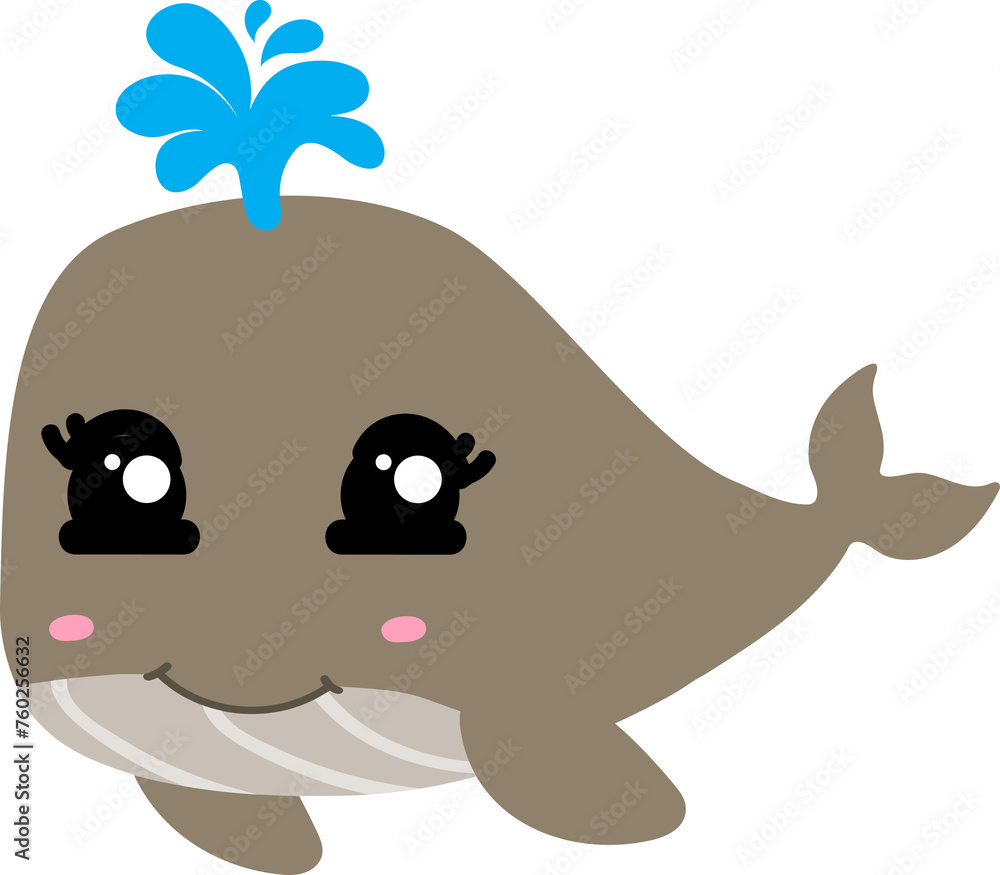 cute whale cartoon, sea animal cute whale cartoon, sea animal