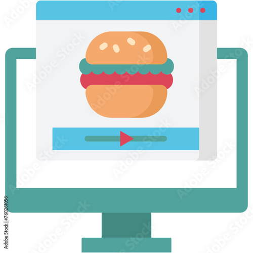 Food Blogger Illustration