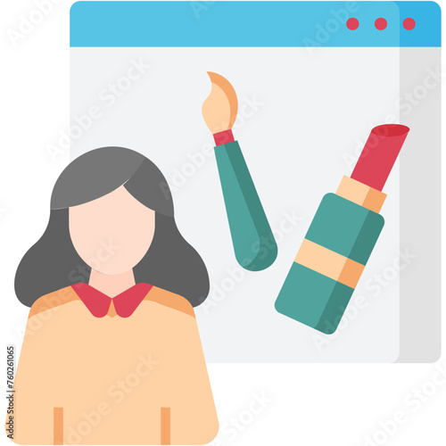 Beauty Blogger Illustration