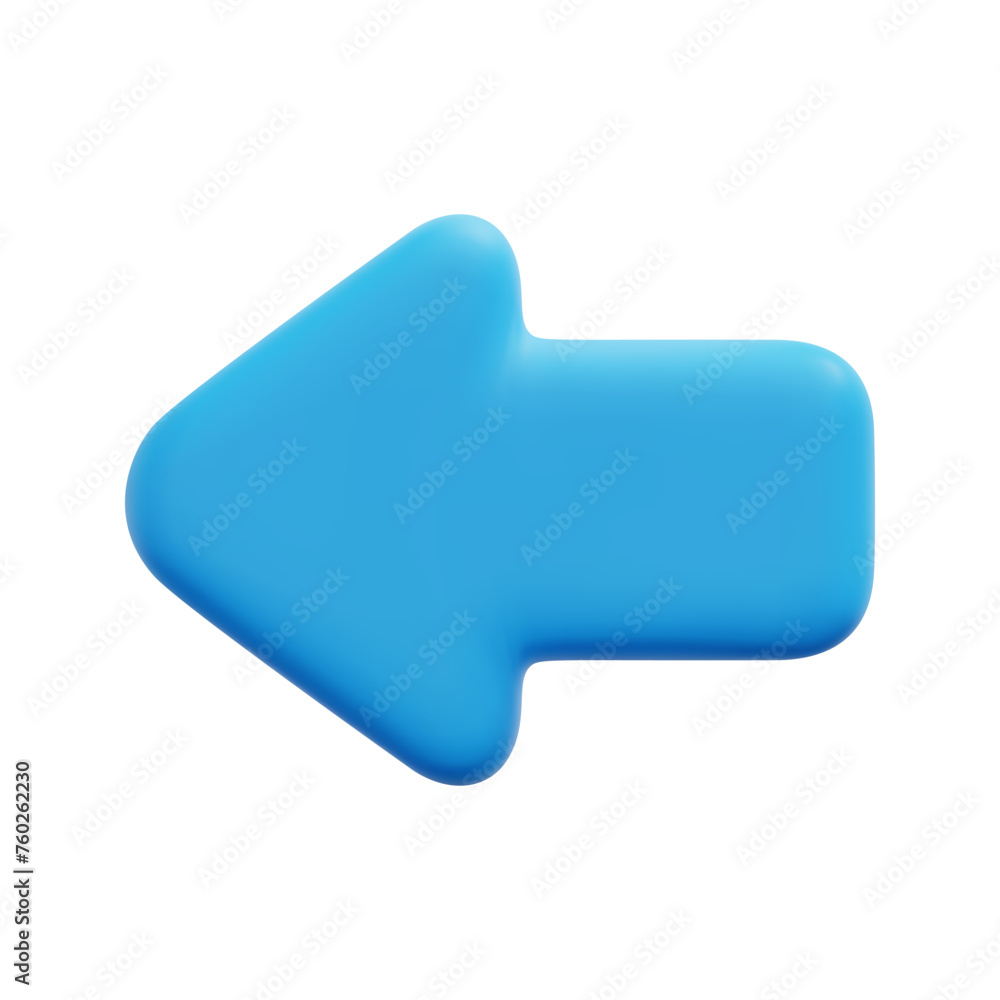 3d vector left arrow icon. Isolated on white background. 3d arrow, direction and arrows concept. Cartoon minimal style. 3d left arrows icon vector render illustration. 3d vector left arrow icon. Isolated on white background. 3d arrow, direction and arrows concept. Cartoon minimal style. 3d left arrows icon vector render illustration.