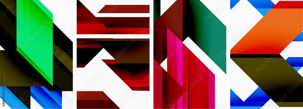 Triangle poster abstract background set for wallpaper, business card, cover, poster, banner, brochure, header, website Triangle poster abstract background set for wallpaper, business card, cover, poster, banner, brochure, header, website