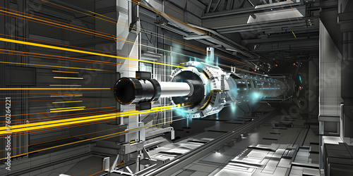 exploring fact of scientist watch, machine and fabrication, 


