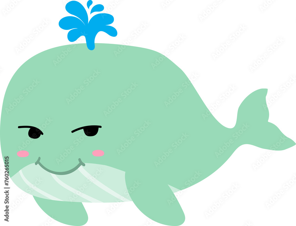 cute whale cartoon, sea animal cute whale cartoon, sea animal