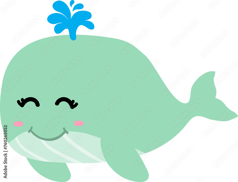 cute whale cartoon, sea animal cute whale cartoon, sea animal