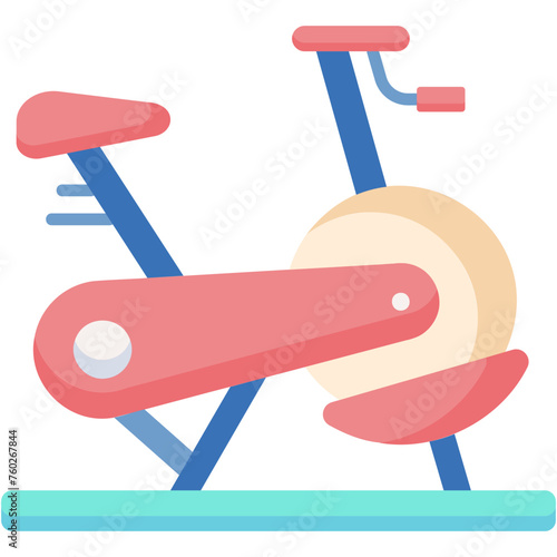 Elliptical Bike Illustration